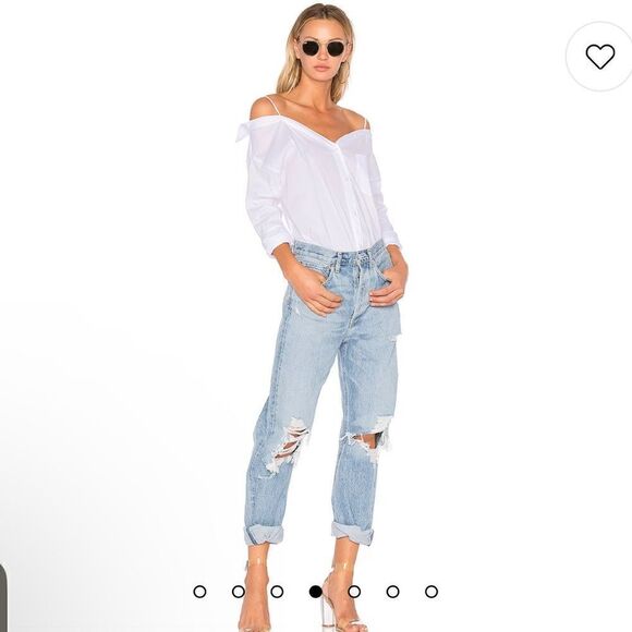 AGOLDE 90's Mid Rise Loose Fit in Fall Out Size 33 Revolve - Picture 16 of 16